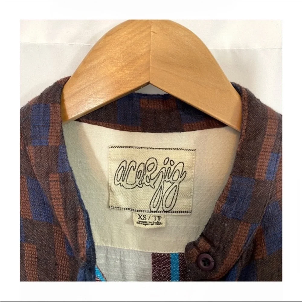 Ace & Jig Long Sleeve Woven Cotton Top - Picture 8 of 10